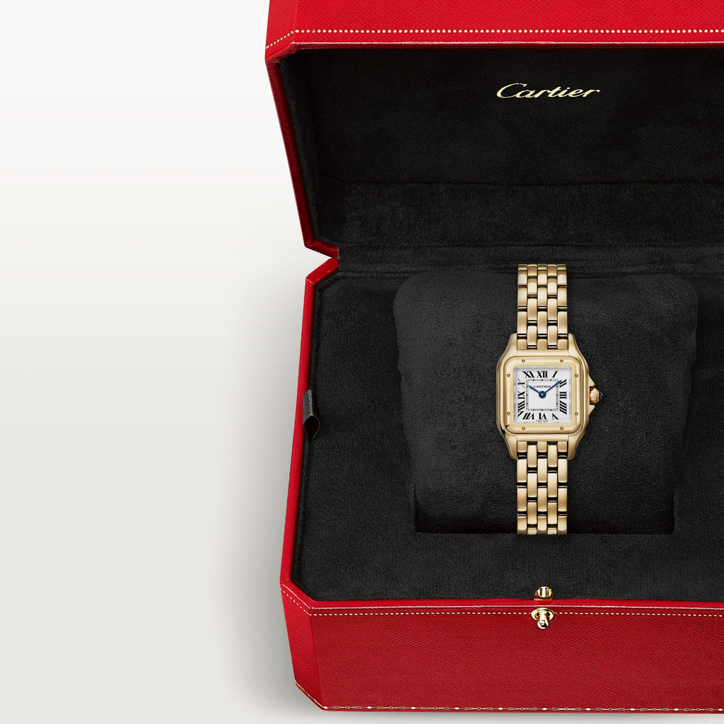 Panthère de Cartier watch Small Model , Full Gold