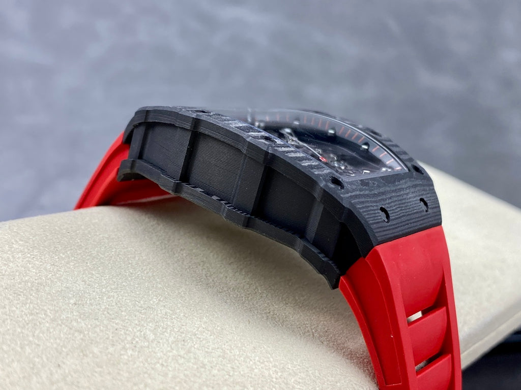 RM 35-02 NTPT Carbon x Red Strap