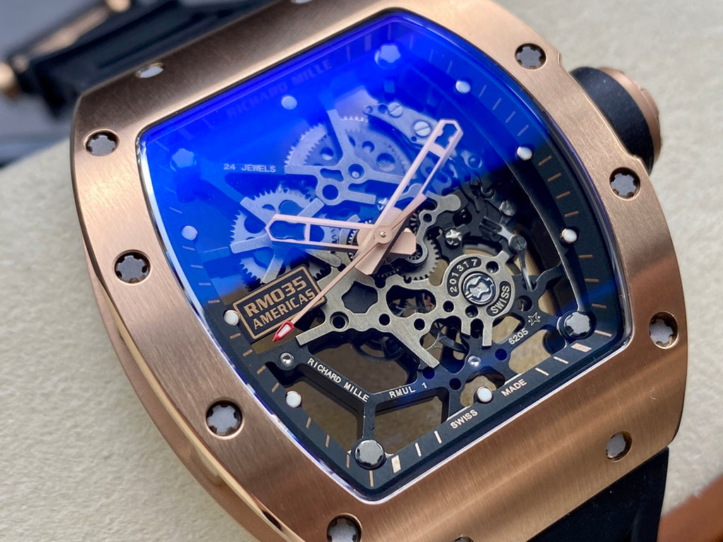 RM 035 Rosegold x Black