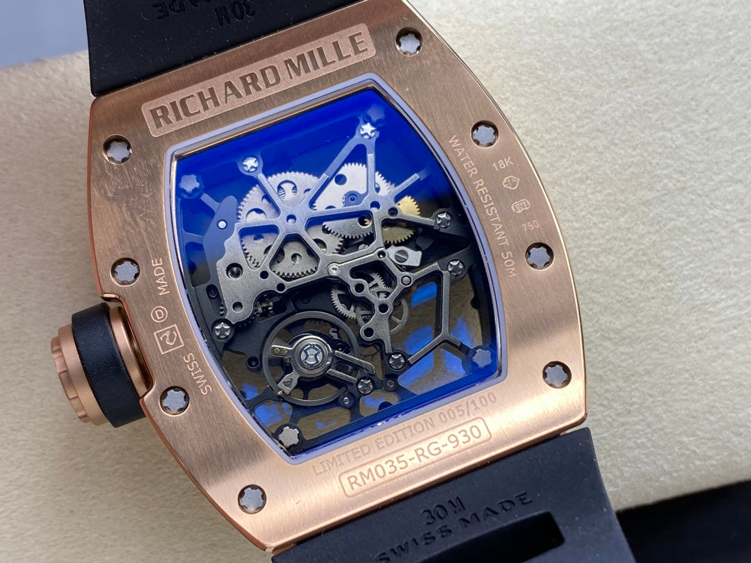 RM 035 Rosegold x Black