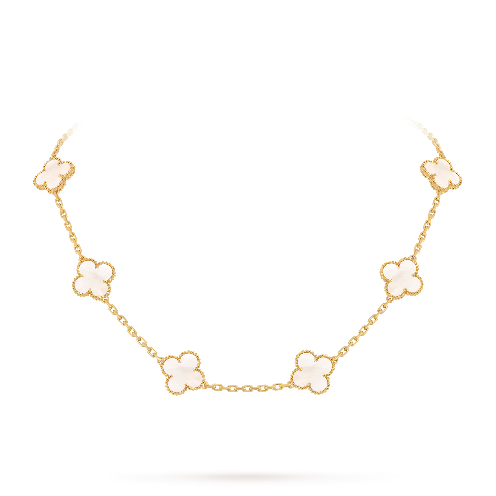 Van Cleef & Arpels 10 Motifs Mother of Pearl Necklace