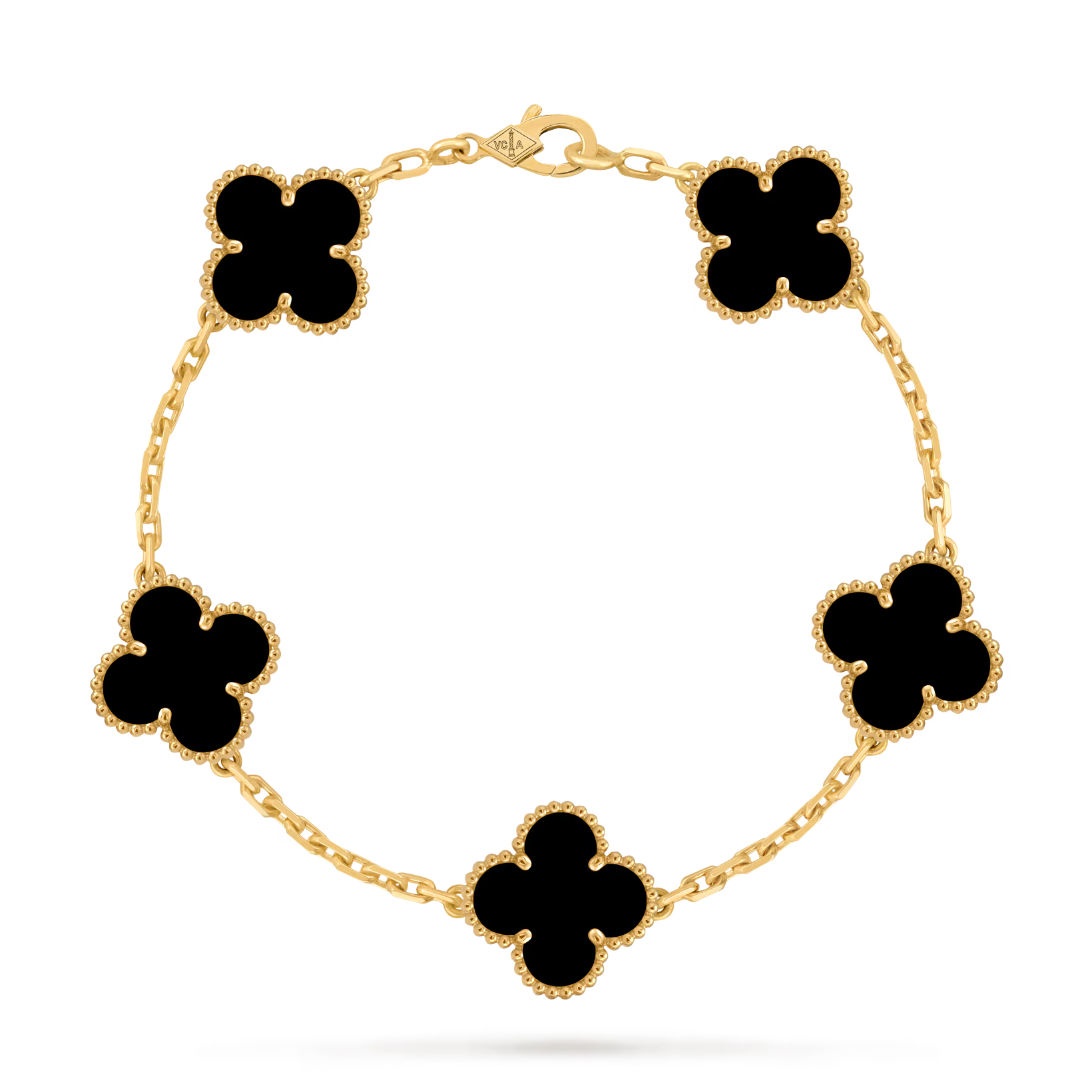 Van Cleef & Arpels Vintage Alhambra Bracelet ( Onyx )