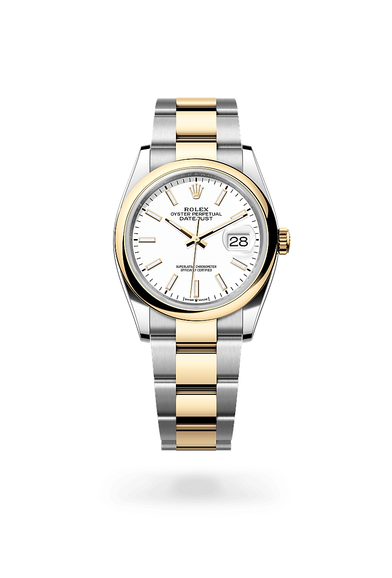Rolex Datejust 36 Oyster, 36 mm, Oystersteel and yellow gold