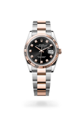 Rolex Datejust 36 Oyster, 36 mm, Oystersteel and Everose gold