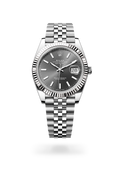 Rolex Datejust 41 Oyster, 41 mm, Oystersteel and white gold
