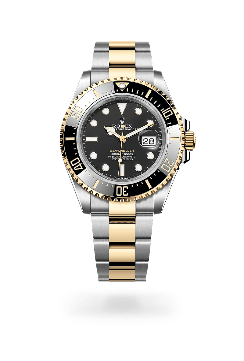 Rolex Sea-Dweller Oyster, 43 mm, Oystersteel and yellow gold