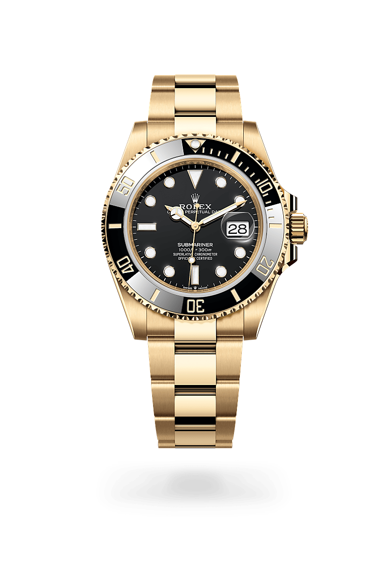 Rolex Submariner Date Oyster, 41 mm, yellow gold
