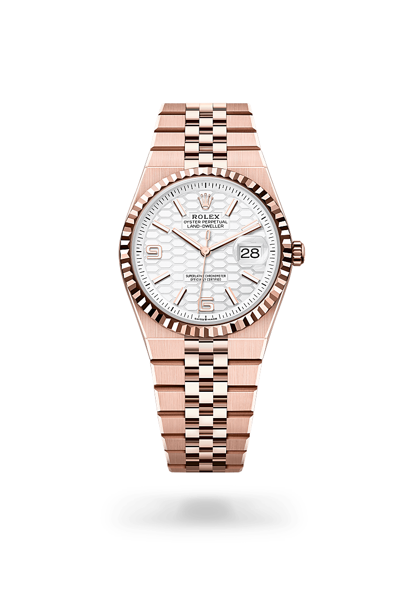 Rolex Land-Dweller Oyster, 36 mm, Everose gold