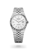 Rolex Land-Dweller 40 Oyster, 40 mm, Oystersteel and white gold