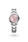 Rolex Datejust 31 Oyster, 31 mm, Oystersteel, white gold and diamonds