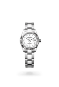Rolex Lady-Datejust Oyster, 28 mm, Oystersteel and white gold