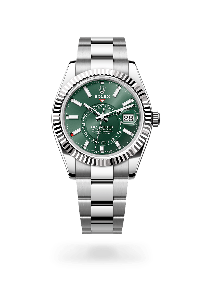 Rolex Sky-Dweller Oyster, 42 mm, Oystersteel and white gold