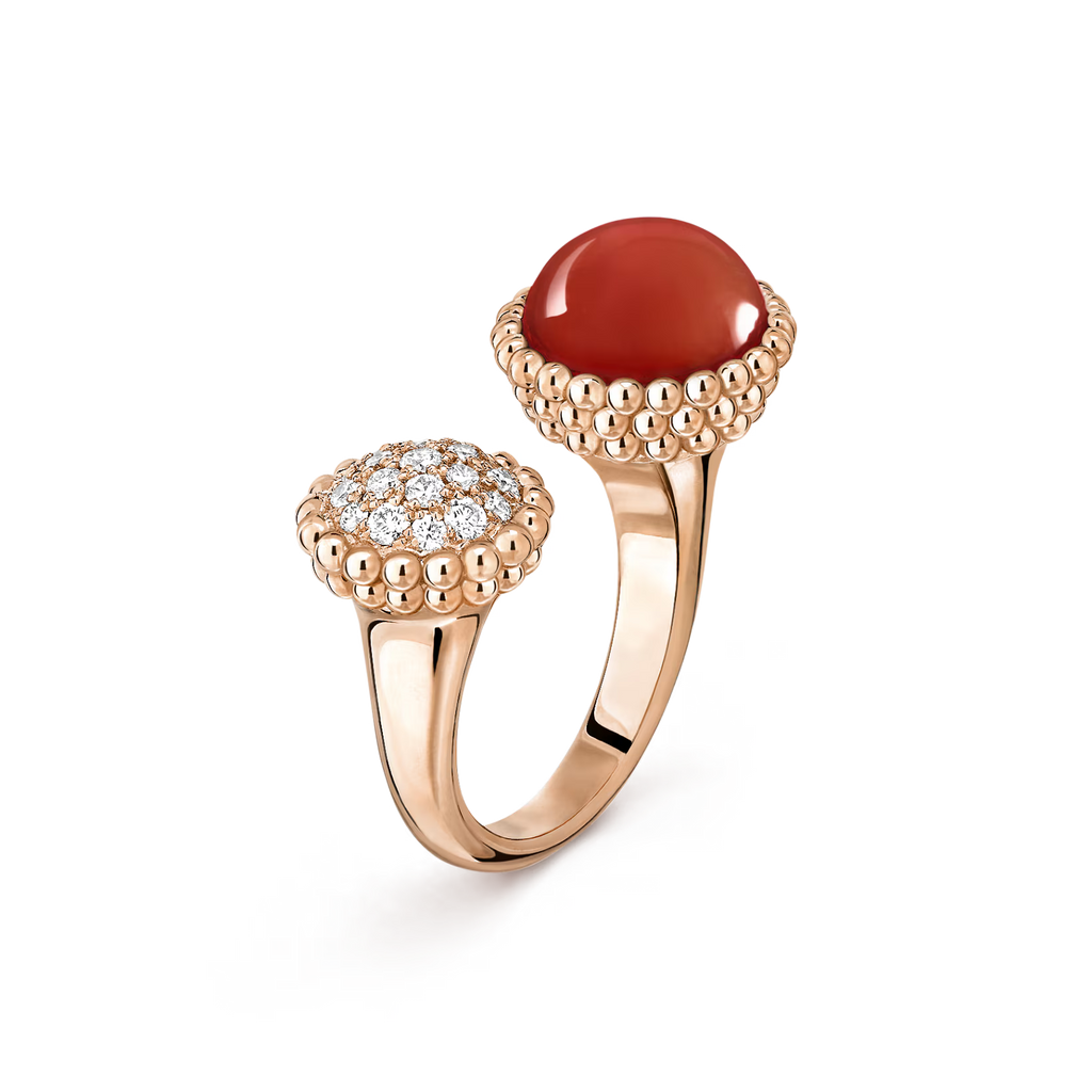 Van Cleef & Arpels Perlée couleurs Between the Finger ring , Carnelian