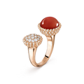 Van Cleef & Arpels Perlée couleurs Between the Finger ring , Carnelian