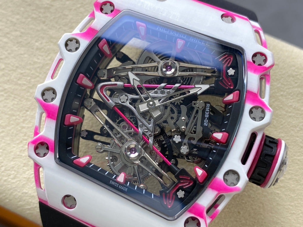 RM 38-02 White x Pink Carbon