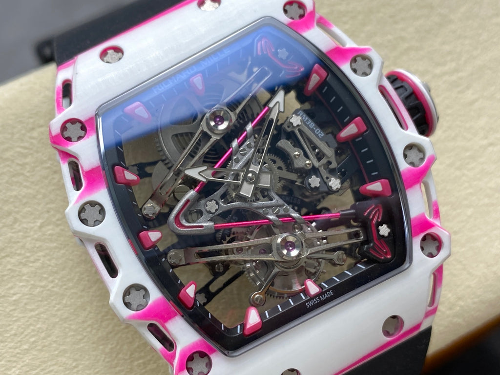 RM 38-02 White x Pink Carbon