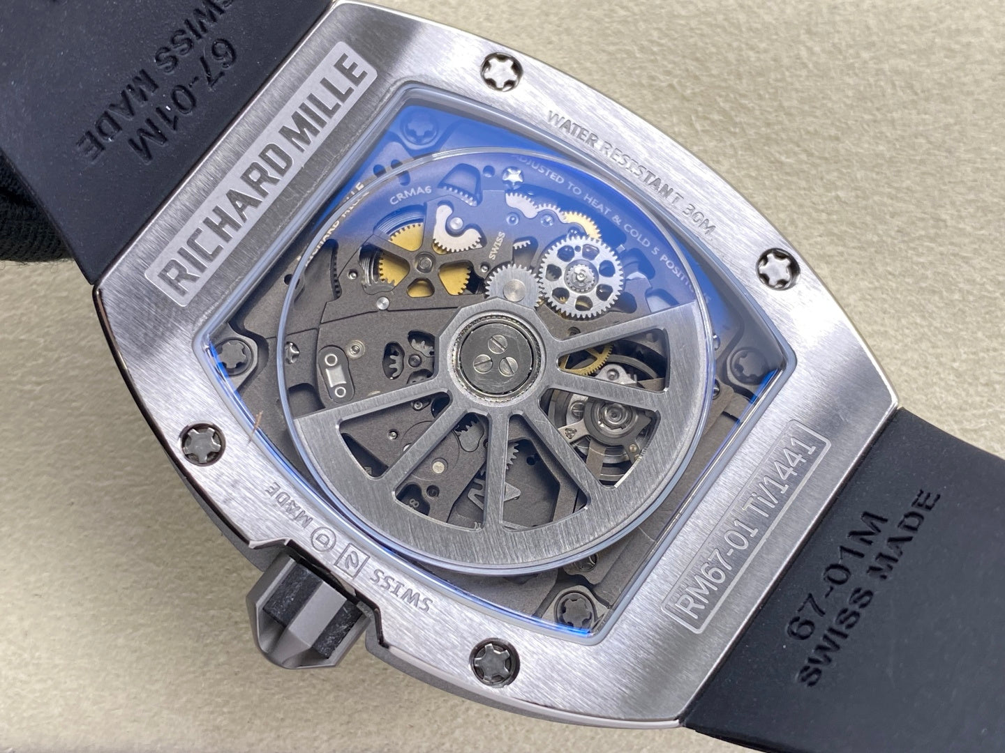 RM 67-01 Titanium x Black