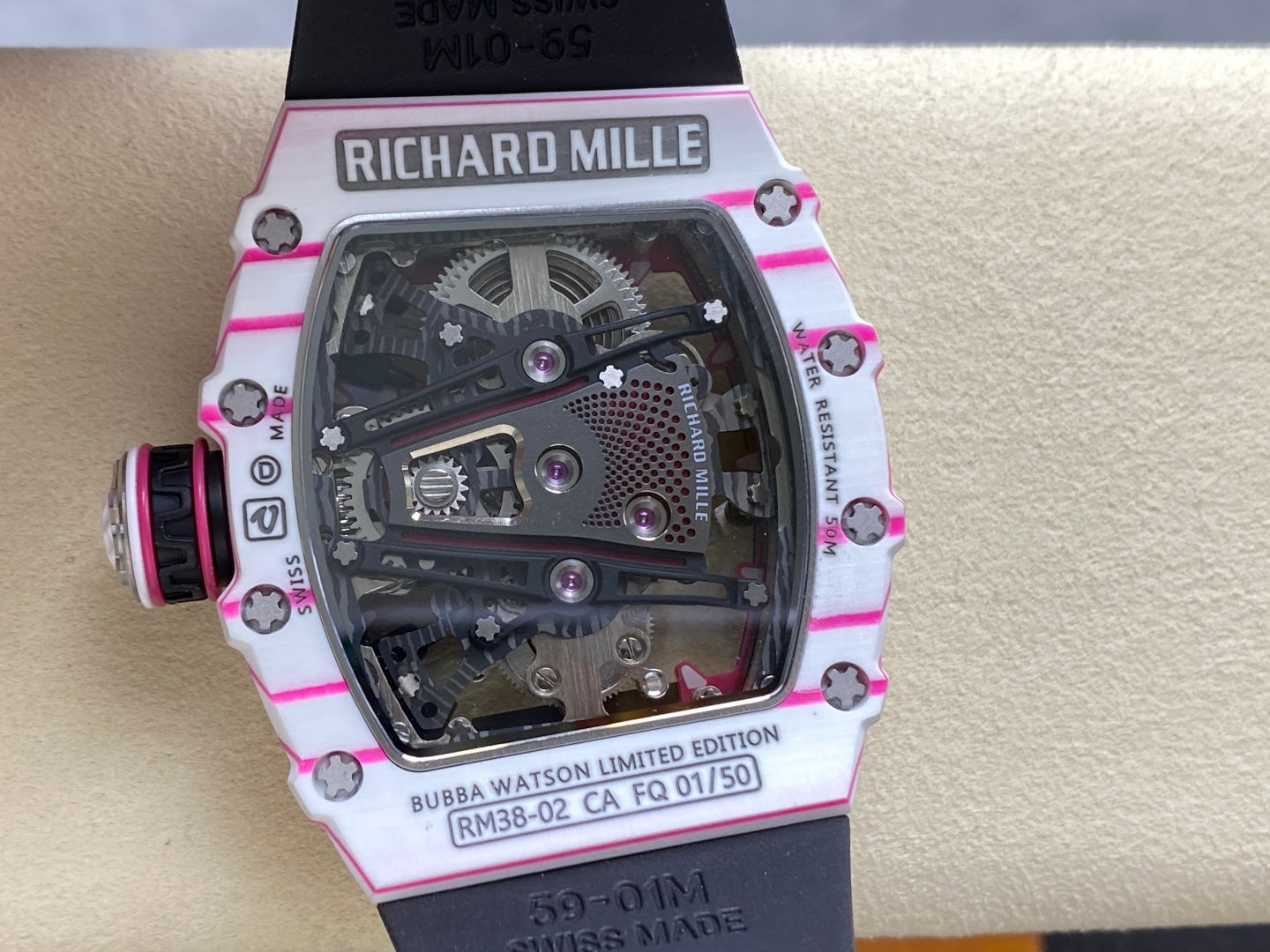 RM 38-02 White x Pink Carbon