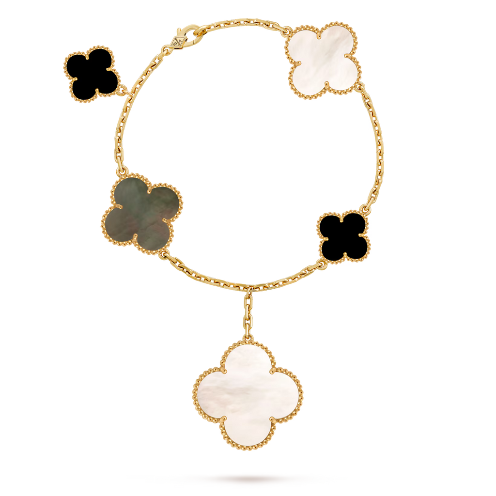 VAncleef & Arpels Magic Alhmabra 5 Motifs Bracelet