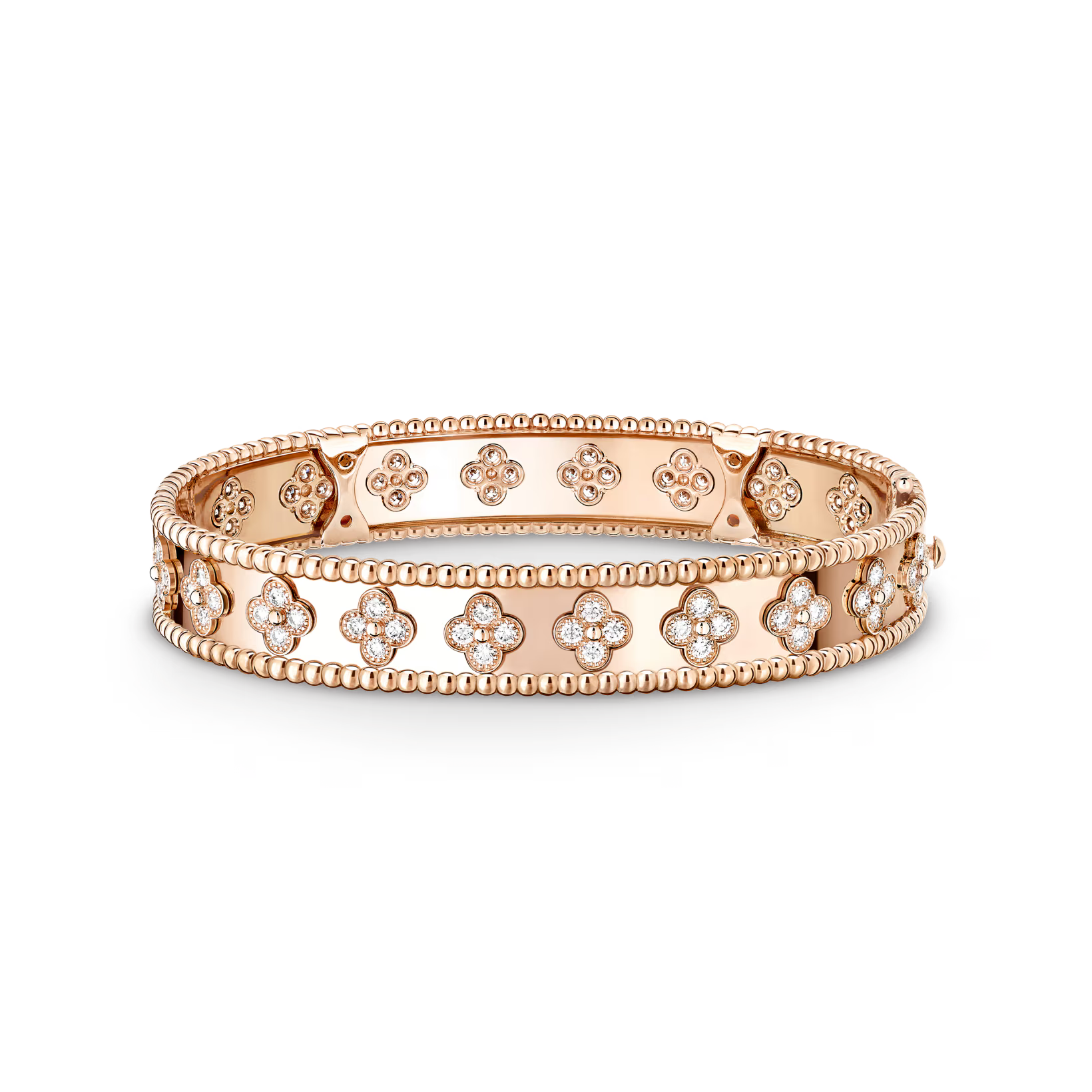 Vancleef & Arpels Perlee Clovers Bracelet